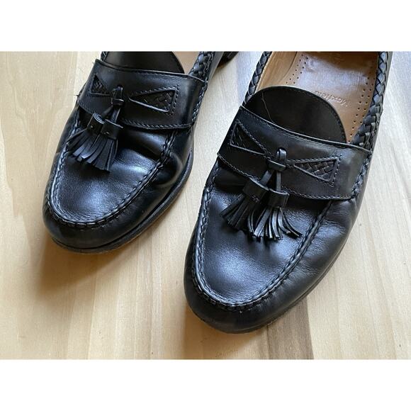 Allen Edmonds Maxfield Black Men\'s 10.5 C Width Slip-On Loafer Leather Tassel main image 15
